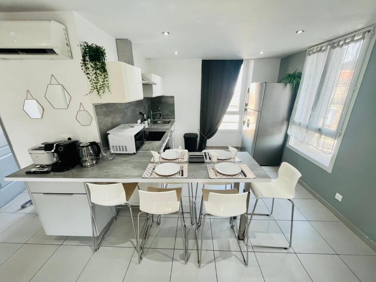 Superbe Duplex Design Neuf 2 Chambres, Climatise Tout Confort, Facile D,Acces Stationnement Gratuit Marseille Eksteriør billede